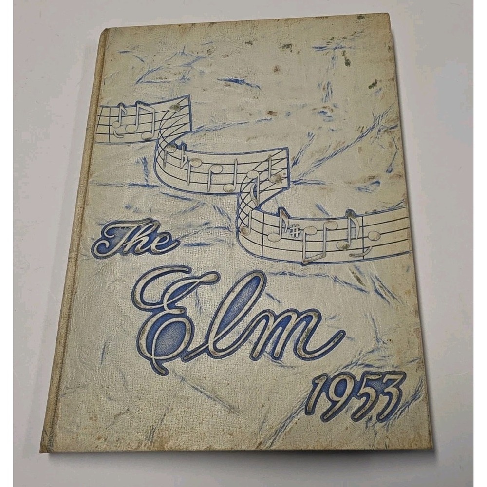 Vtg 1953 The Elm San Mateo High School Yearbook Kris Kristofferson Junior Year